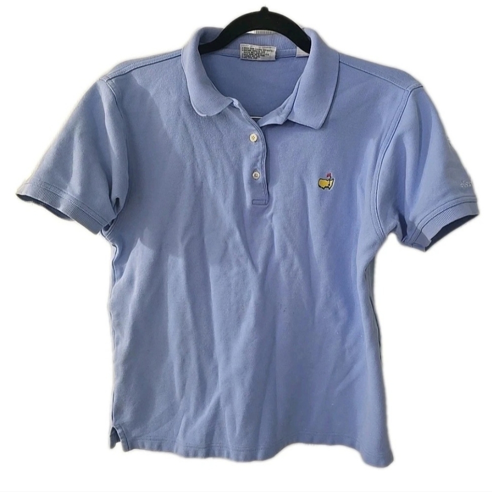Masters Collection‎ Women’s Golf Polo Size Large Blue Short Sleeve Shirt
